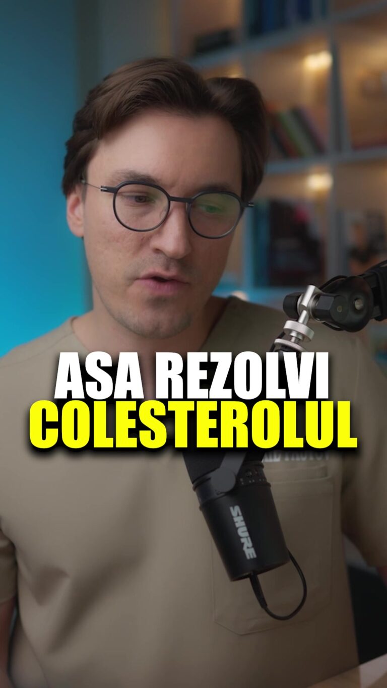 @doctor.mihail Asa rezolvi colesterolul. PS: Sportul, indirect, poate sa duca si la scader…